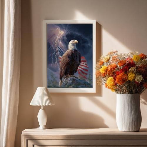 Milila 5D Diamond Painting Kit for Adults - Eagle Canvas Art