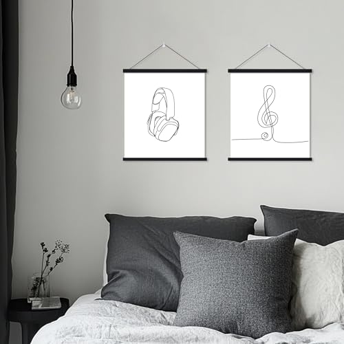 HEART ART 8-Inch Magnetic Poster Hanger Frame - 2 Pack