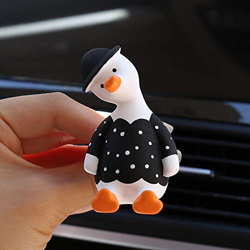 Cute Duck Car Ornament Auto Rear View Mirror Hanging Decoration