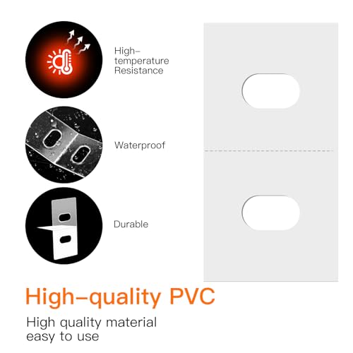 Vertical Blind Repair Kit - 60 Clear Tabs for Easy Fixes