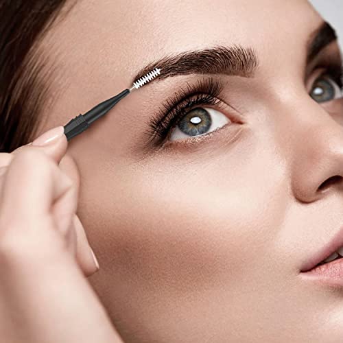 CANIPHA 20 Pcs Micro Eyebrow Spoolie Brushes with Caps for Lash Lamination