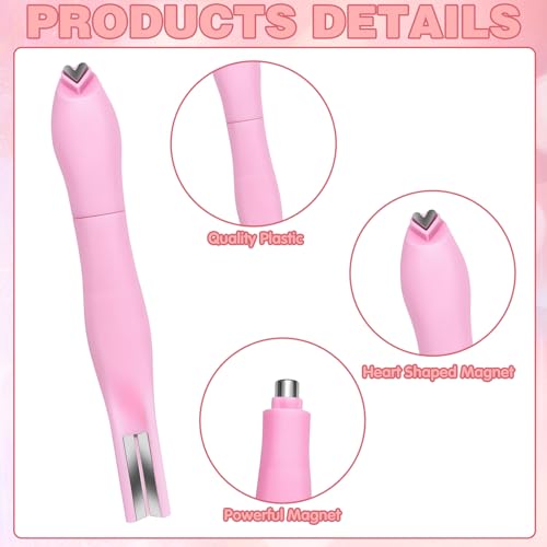 3 in 1 Cat Eye Nail Magnet Tool - Pink Multifunctional Magnetic Wand