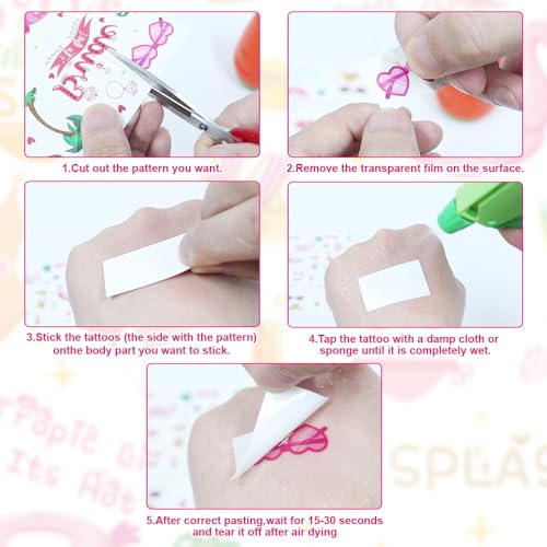 Bachelorette Party Temporary Tattoos - 75 Styles Summer Pool Party Favors