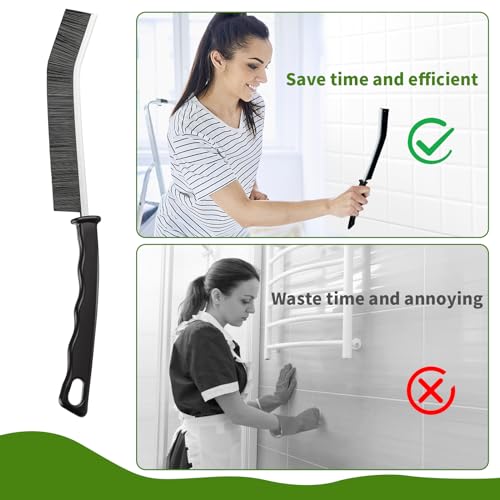 Tedmax 8-Pack Crevice Cleaning Brush Set for Tough Grime Removal