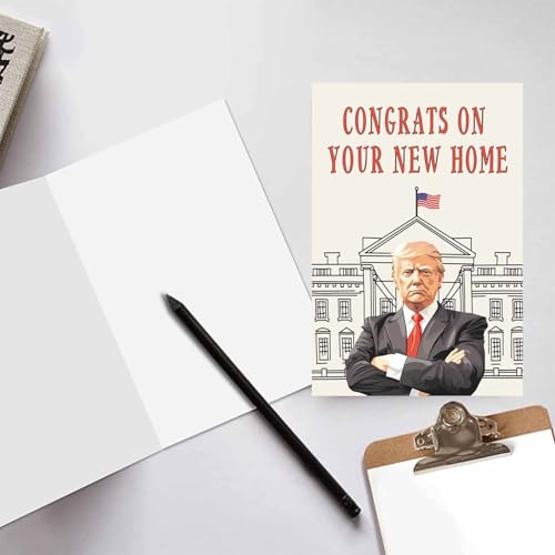 Funny Trump Housewarming Card for New Home Celebration