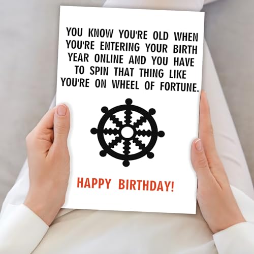 Missonemi Funny Birthday Card for Him/Her - Unique Gift