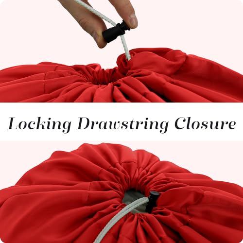 Handy Laundry XL Nylon Laundry Bag with Locking Drawstring, 30" x 40" (2-Pack)