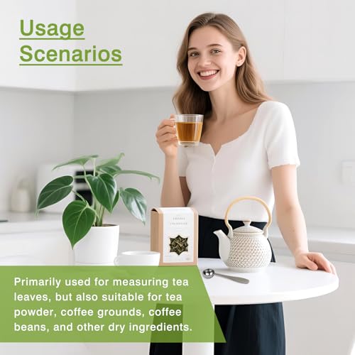 Premium Stainless Steel Tea Scoop – 1.5 tsp Measuring Spoon for All Teas