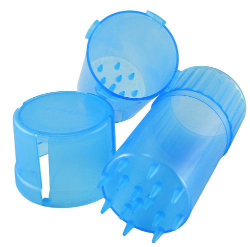 MedTainer Storage Container with Built-In Grinder - Blue