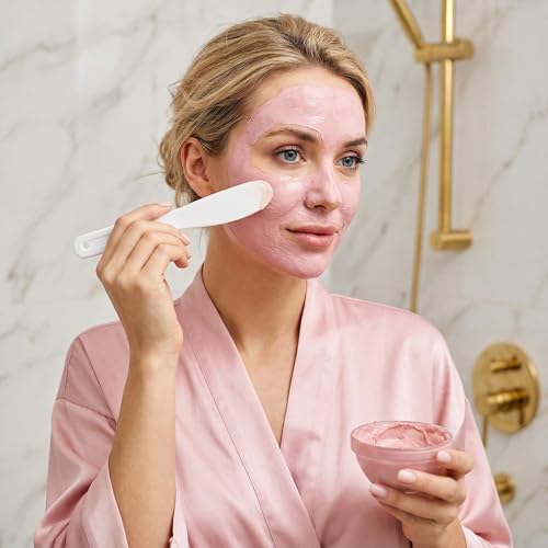 Abeillo 10 Pcs Plastic Cosmetic Spatulas 8.26 Inch Face Mask Applicator