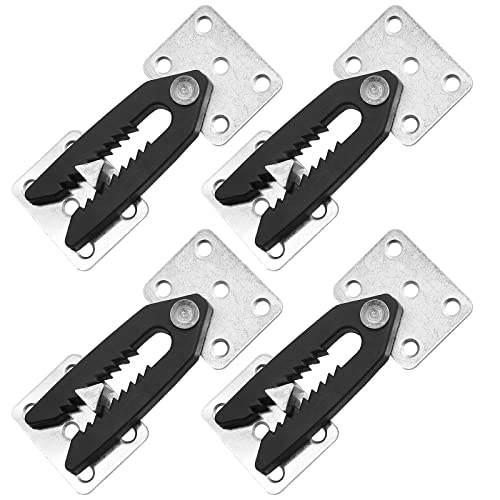 Waziaqoc Heavy Duty Sectional Couch Connectors - 4 Pack with Screws