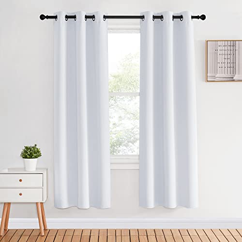 NICETOWN White Room Darkening Curtains, Set of 2, 34x70 Inches