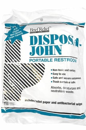 Portable Toilet Kit for Travel & Emergencies - 3 Pack