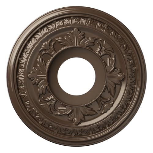 Ekena Millwork 13" Metallic Copper PVC Ceiling Medallion