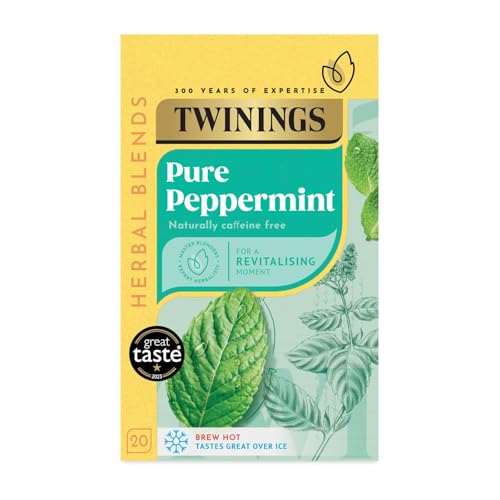 Twinings Pure Peppermint Herbal Tea Bags - 20 Count