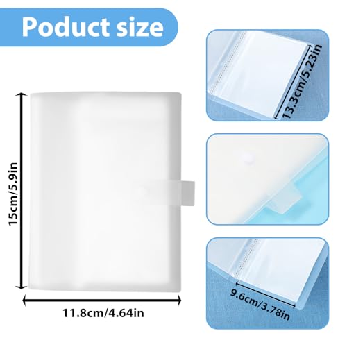 Fyntave 80 Slots Nail Art Sticker Storage Book and Transparent Organizer