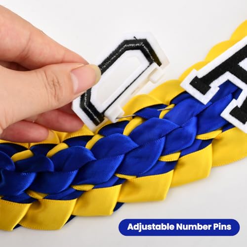 2026 Graduation Ribbon Lei with Brooches - Double-Sided Garland for DIY