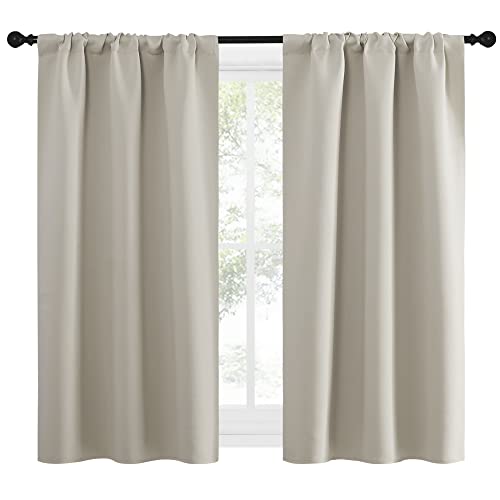 NICETOWN Blackout Curtains - Room Darkening Drapes, 34x54 in, 2 Panels