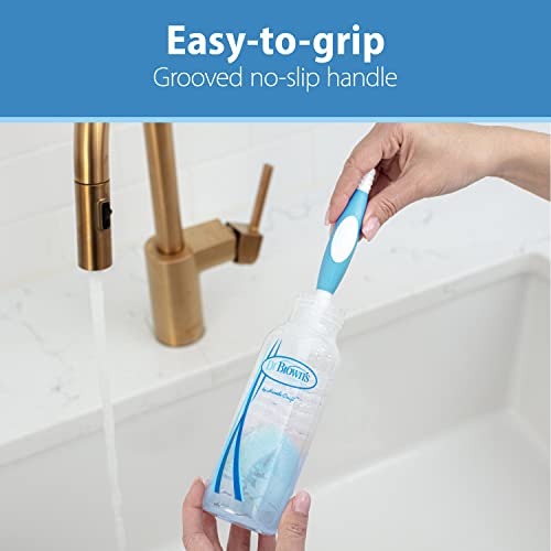 Dr. Brown's Blue Bottle Brush & Drying Rack Set - 3 Pack