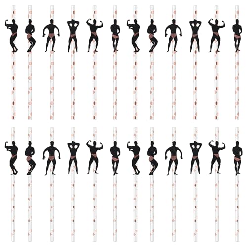 24 PCS Bachelorette Party Straws - Funny Dancer Designs