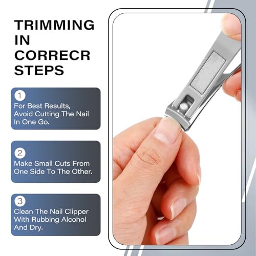 Cut it Ultra-Sharp Nail Clipper with Built-in File and Carbon Steel Blades