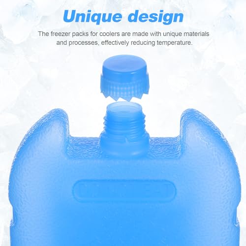 TOYANDONA Reusable Ice Packs for Cooler - 4 Pack Slim Freezer Bricks