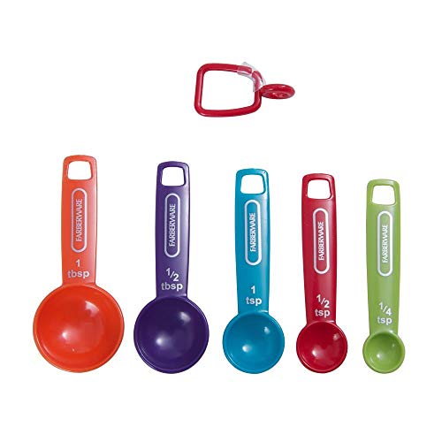 Farberware Professional Plastic Measuring Spoons Set of 5 - Kitchen Utensils