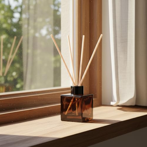 20 Pcs Reed Diffuser Replacement Sticks - 10 Black & 10 Natural