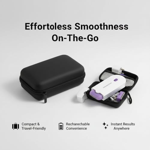 Black Hard Carrying Case for Finishing Touch Hair Remover and Epilators