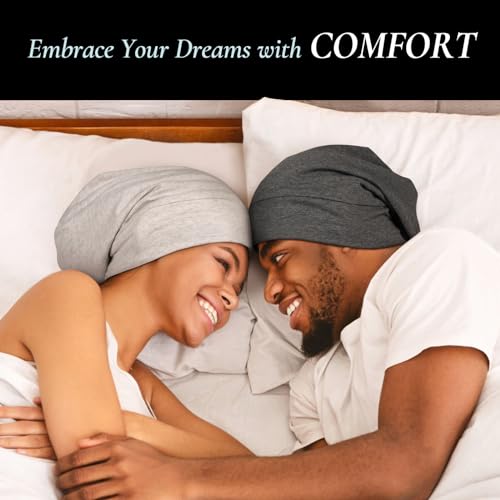 Zenssia Satin Lined Hair Bonnet for Sleeping with Adjustable Strap