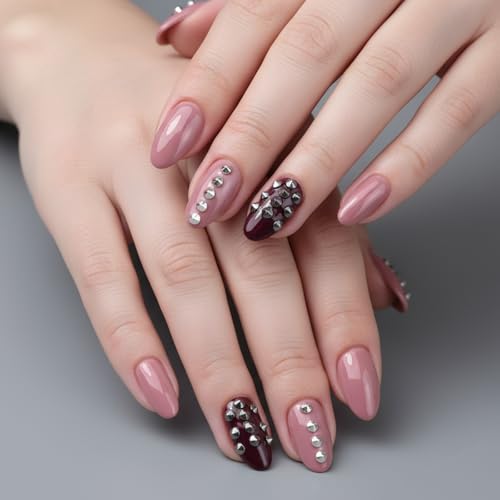 Gothic Nail Art Charms and Rhinestones Kit with Studs and Spikes