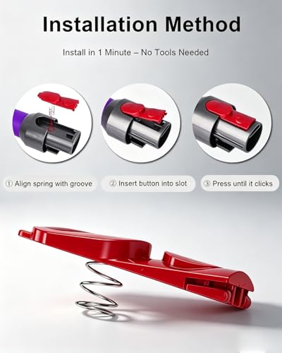 2-Pack Cleaner Head Clip Latch Tab for Dyson V7 V8 V10 V11 V15