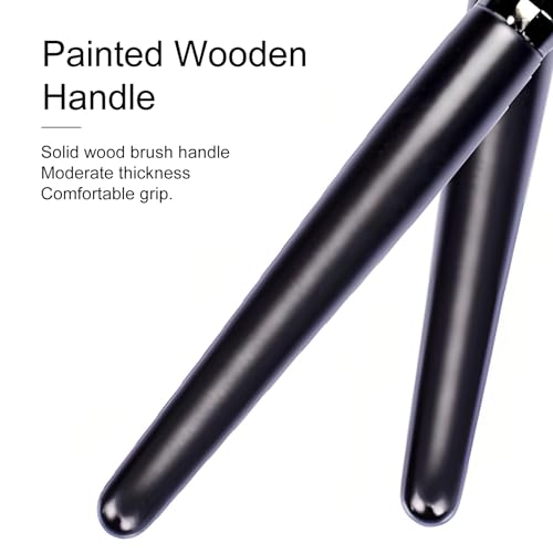 Kootinn Foundation Brush Set – High-Density Synthetic Makeup Brushes, Pack of 3