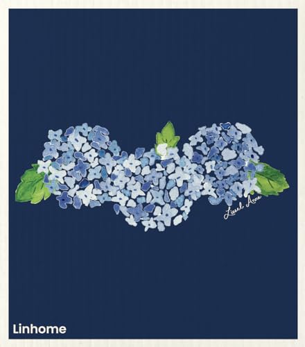 Hydrangea Swedish Dishcloth - Reusable Super Absorbent Sponge Cloth
