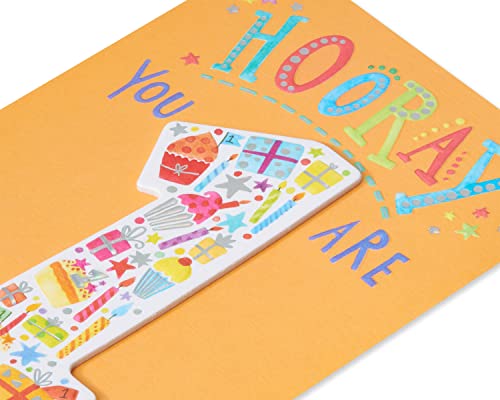 Papyrus 1st Birthday Card - Something To Celebrate Premium Keepsake