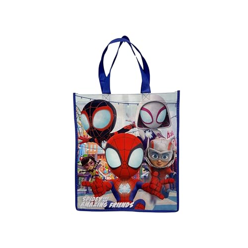 Spiderman Collectible Large Reusable Tote Bag - Amazing Friends