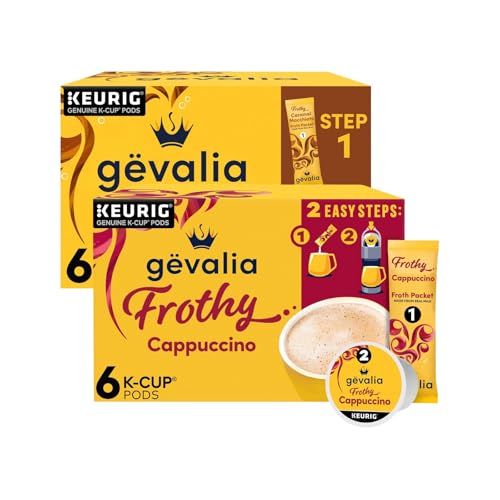 Gevalia Caramel Macchiato & Cappuccino K-Cup Variety Pack - 12 Count