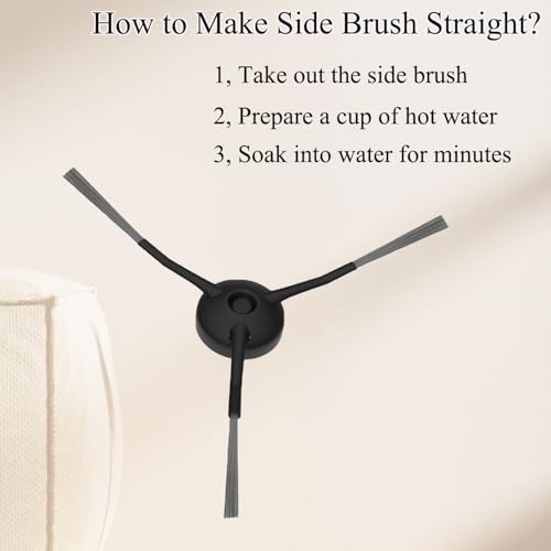 Replacement Side Brush for iHome Nova S1 Pro - 6 Pack