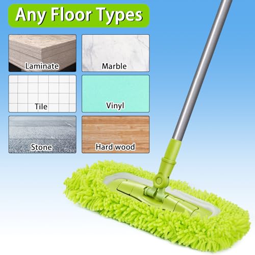 Unoutur Reusable Microfiber Mop Pads for Swiffer - 4 Pack