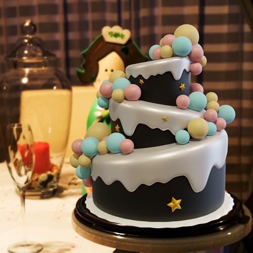 36 Pcs Foam Ball Cake Toppers Assorted Sizes DIY Cake Decorations