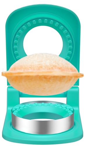 HiYZ Stainless Steel Sandwich Cutter and Sealer - Green Crustless Maker