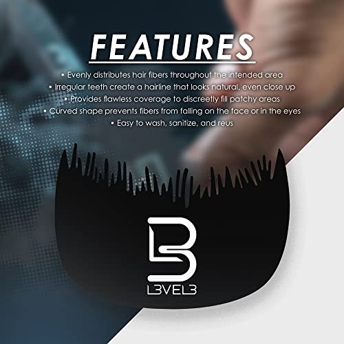 L3 Level 3 Hairline Fiber Comb - Hair Line Up Optimizer & Applicator