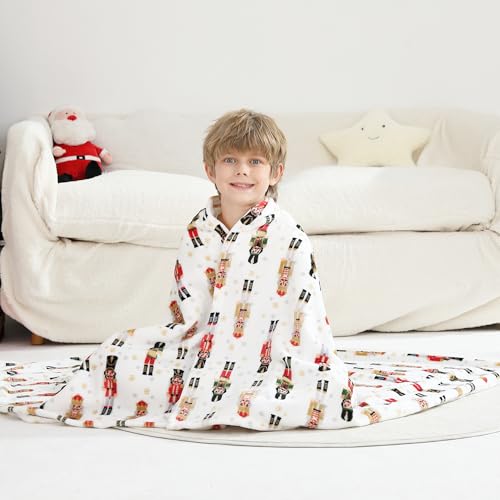 Viviland Kids Plush Throw Blanket - Cavalier Print, Soft Fleece, 50" x 60"