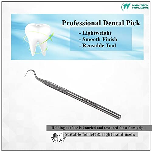 High Tech Instruments Stainless Steel Dental Explorer #23 Tartar Remover