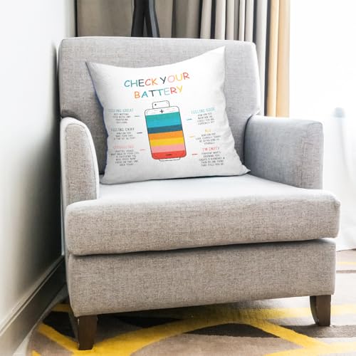 Mental Health Decorative Pillow Cover - 18x18 Flannel Softness
