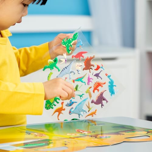 Melissa & Doug Dinosaur Puffy Sticker Play Set with Reusable Stickers