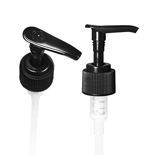 MountainLeaf Black Lotion Pump Dispenser 24/410 - 4 Pack Replacement