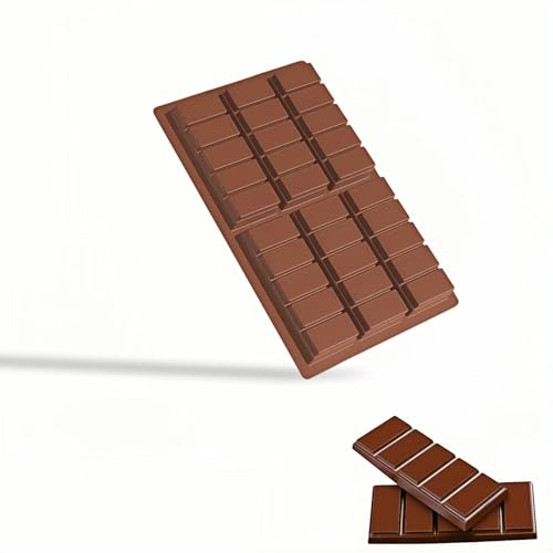 SAYUANVA Silicone Chocolate Bar Mold, Non-Stick Rectangle Candy & Protein Bar Tray