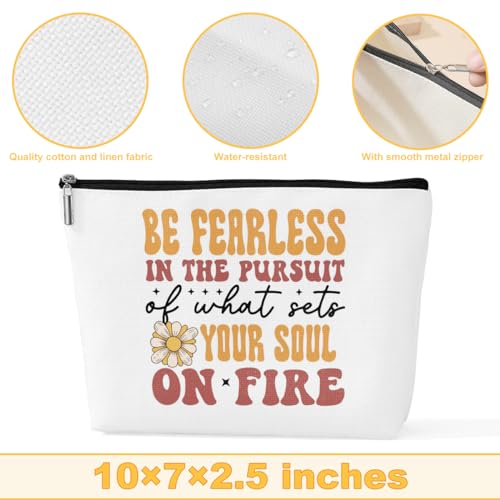 Inspirational Makeup Bag Positive Affirmations Travel Toiletry Pouch