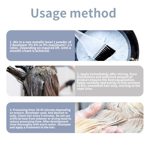 PURESTYLE Professional Ammonia-Free Hair Bleach Powder 50g